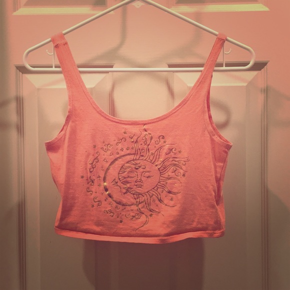 La Hearts Tops - Coral crop tank top LA hearts La Hearts Tops - Coral crop tank top LA hearts